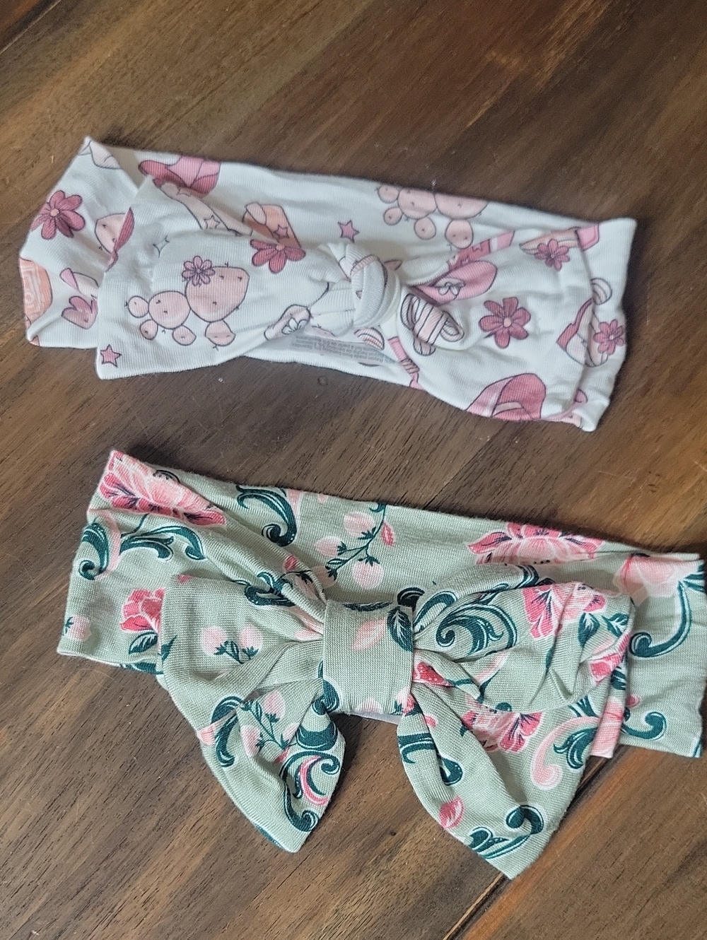 Milkberry NWOT Bamboo Headbands With Bows Bundle Sz 0-9M
